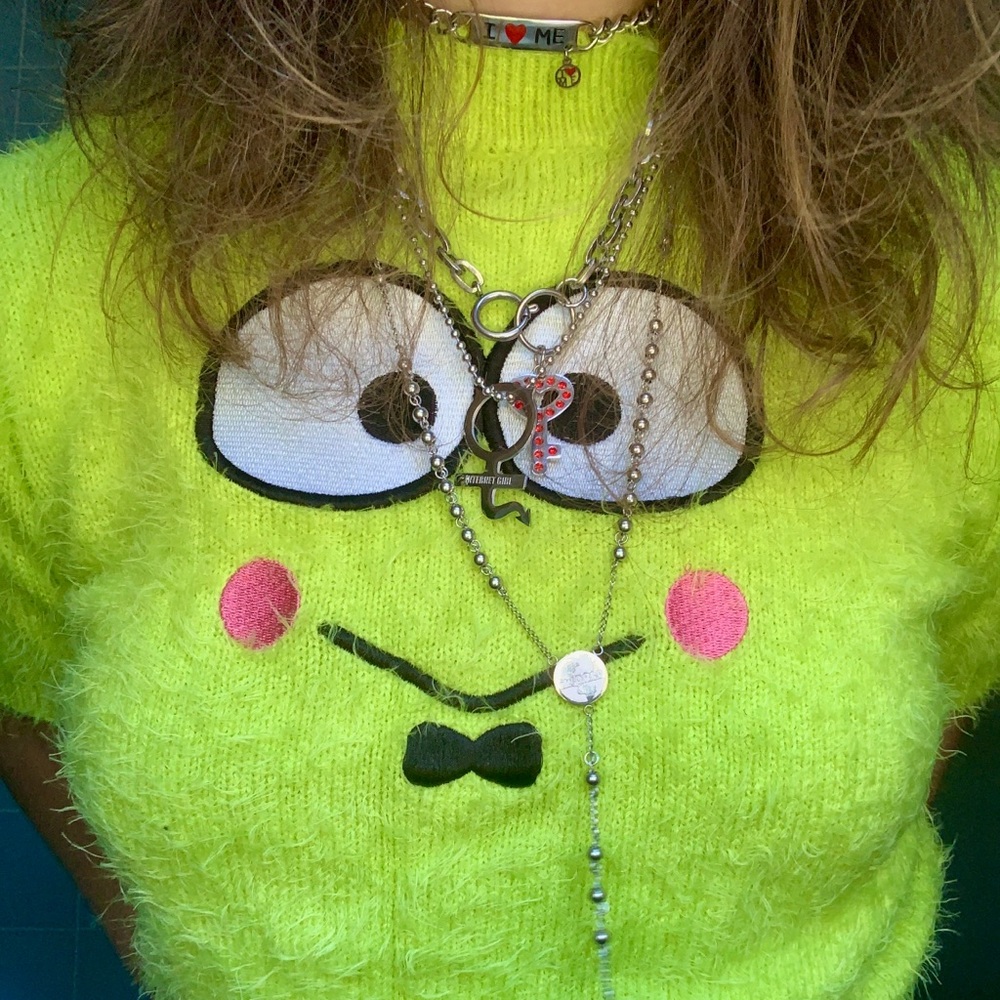 Hello Kitty x Dolls Kill Keroppi Sweater